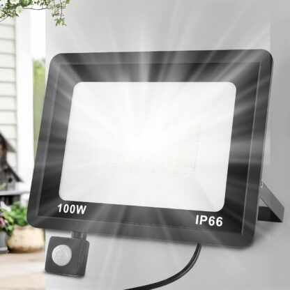 Outdoor Garden Floodlight With Sensor LED PIR Motion Security Lights Waterproof - Image 10
