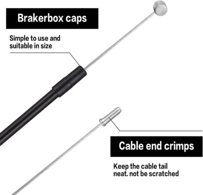 Bicycle Cable Brake Set Gear Universal Mountain Road Bike Repair Cable Hose Kit - Image 6