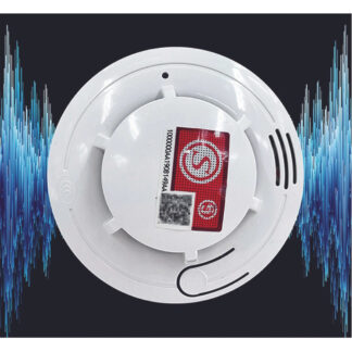2 X Home Fire Alarm Smoke Detector Gas Sensor Twin Pack With Batteries