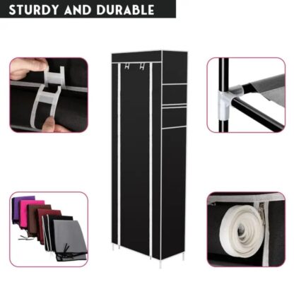 9 Tier Cabinet Storage Shoe Rack Stand Holds 27 Pairs Shoe Organizer Dustproof - Image 2