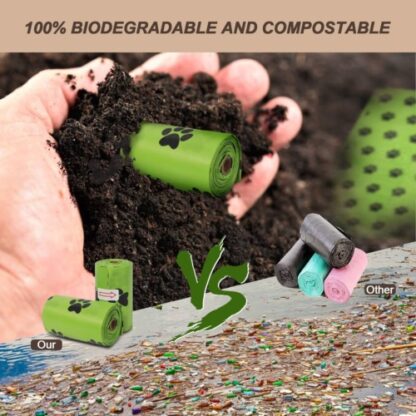 540 Bags High Quality Heavy Duty Large Biodegradable Dog Poo Bags Eco Poo Waste - Image 7