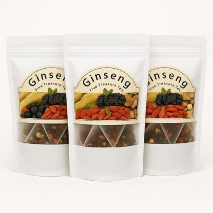 Ginseng Seven Treasures Tea Kidney Tea,  Traditional Chinese Herbal Tea, Natural Organic Kidney Cleanse Detox Tea For Women & Men, 7 Precious Ingredients Formula - Image 6
