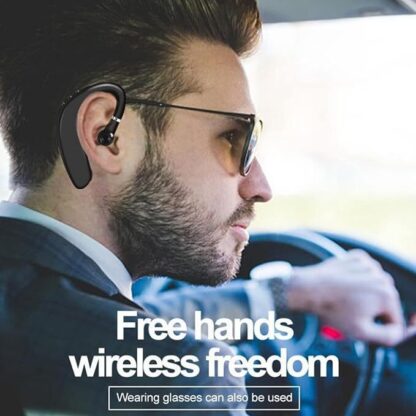 Bluetooth 5.0 Wireless Earpiece Headphones Earbuds Handsfree Headset With Mic UK - Image 3