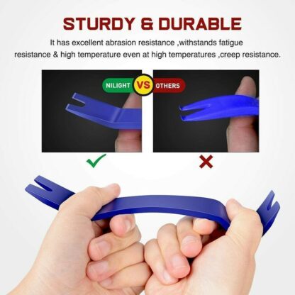 5Pcs Car Trim Removal Tool Set Door Panel Fastener Auto Dashboard Plastic Kit UK - Image 2