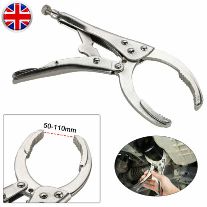 Oil Filter Adjustable Wrench Pliers Hand Removal Tool 50mm-110mm Car Motorcycle - Image 3