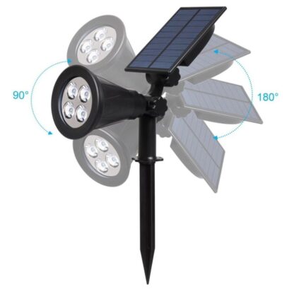 Solar Spot Lights LED Outdoor Garden Pathway Lawn Stake Lamp Landscape Decor UK - Image 5