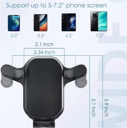 Universal Air Vent Mobile Phone Holder In Car Stand Cradle Mount GPS - Image 6