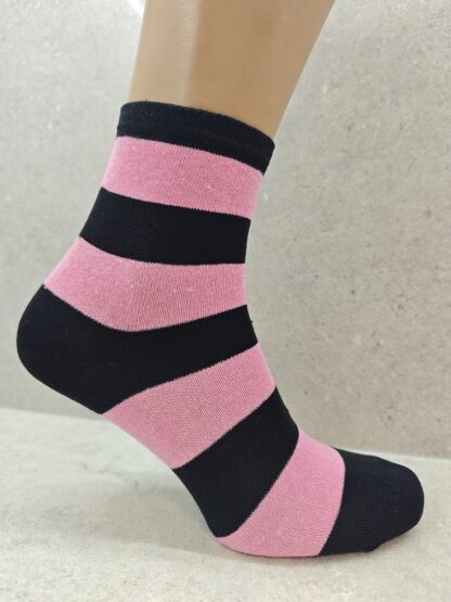 Womens Colourful Striped Socks Pack Of 6 12 24 Pairs - Image 7