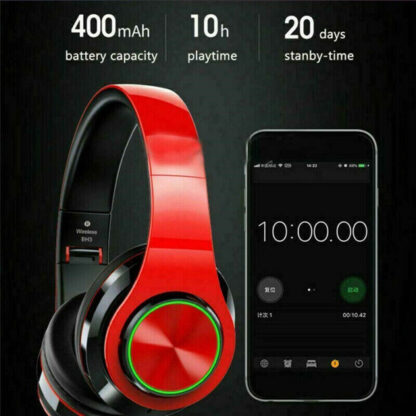 Wireless Bluetooth Headphones Over-Ear Noise Canceling All Devices - Image 6