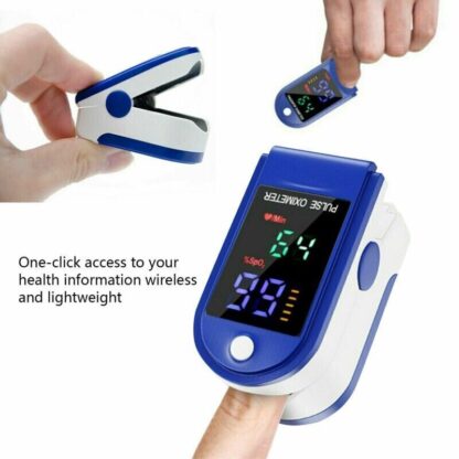 Finger Pulse Oximeter Blood Oxygen Saturation Meter SpO2 Heart Rate Monitor UK - Image 4