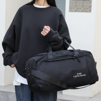 52x27x25cm Large Black Sport Gym Tote New Duffle Bag Travel Work Gear Bag - Image 4