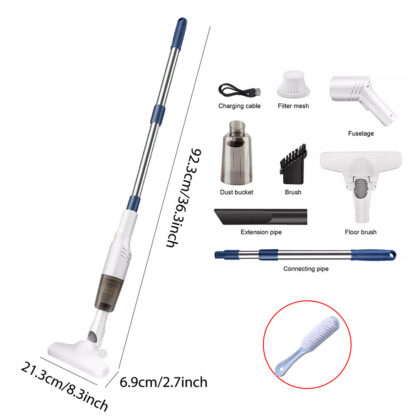 4 IN 1  Handheld  Vac Cordless Vacuum Cleaner Upright Lightweight & Box White UK - Image 3