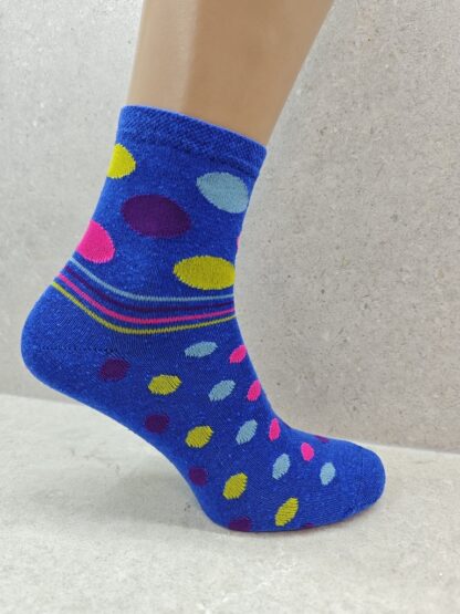 6  12  24 Pairs Womens Socks Mixed Striped  Polka Dot Designs - Image 6