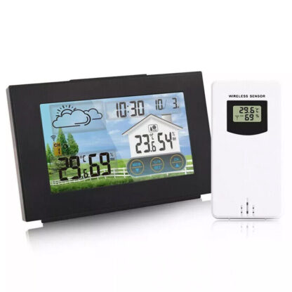 Wireless Weather Station Clock Digital Thermometer Temperature Indoor&Outdoor. - Image 5