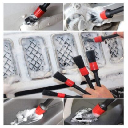 26Pcs Car Detailing Brush Set Soft Brushes Interior Wheel Valet Pro Cleaning Kit - Image 7