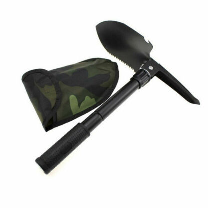 Multifunction Portable Mini Folding Shovel Outdoor Camping Spade Compass UK - Image 6