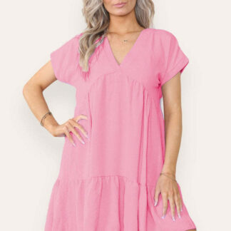 Fancy Style Tiered Smock Dress