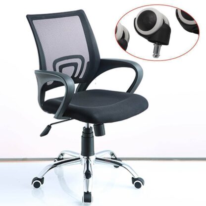 5x Soft Rubber Non Marking Castor Wheels 50mm 11mm Computer Office Chair Caster - Image 5
