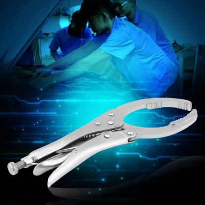 Oil Filter Adjustable Wrench Pliers Hand Removal Tool 50mm-110mm Car Motorcycle - Image 9