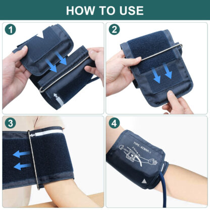Multifunctional Home Blood Pressure Monitor With Cuff, Records 99 Measurements And Tracks Heart Rate - Image 7