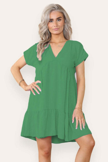 Fancy Style Tiered Smock Dress - Image 5