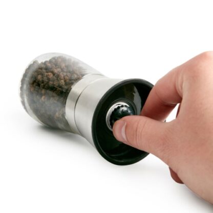 2x Pepper And Salt Grinder Set Mill Adjustable Stainless Steel Shaker Coarse - Image 8