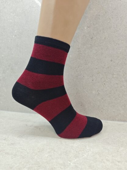 Womens Colourful Striped Socks Pack Of 6 12 24 Pairs - Image 6
