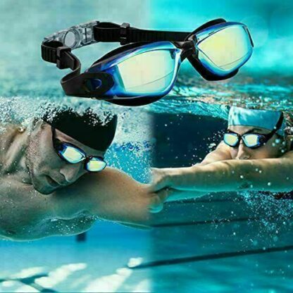 Anti Fog Swimming Goggles UV Glasses Adjustable Earbuds For Men Women  Kids - Image 10