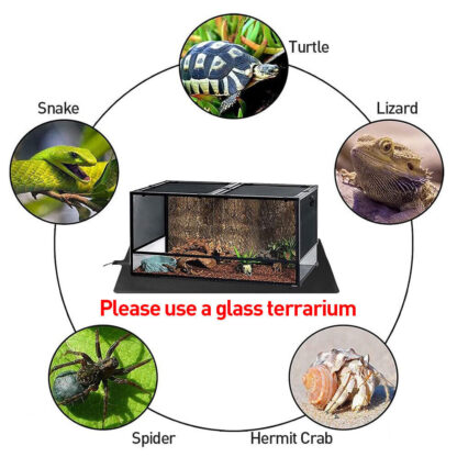 PVC Reptile Vivarium Heat Mats Heating With Temperature Adjustment - 4 Sizes New - Image 9