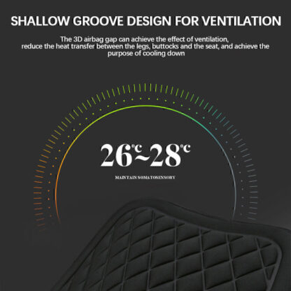 46x48CM Memory Car Seat Cushion Nonslip Breathable Pad Chair Cover Protector - Image 8