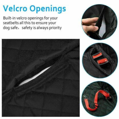 Pet Car Seat Cover Dog Safety Protector Mat Rear Back Seat Hammock Cushion Mat - Image 6
