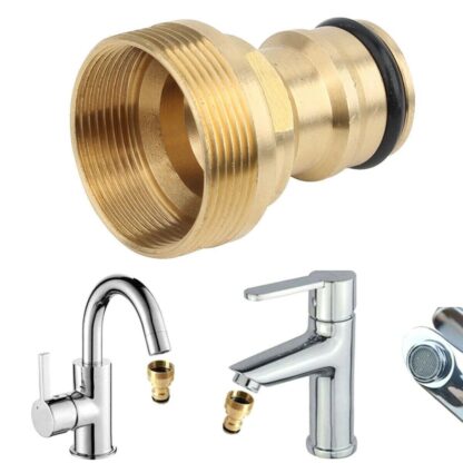 Universal Kitchen Tap Thread Connector Mixer Garden Hose Adaptor Faucet Fitting - Image 5