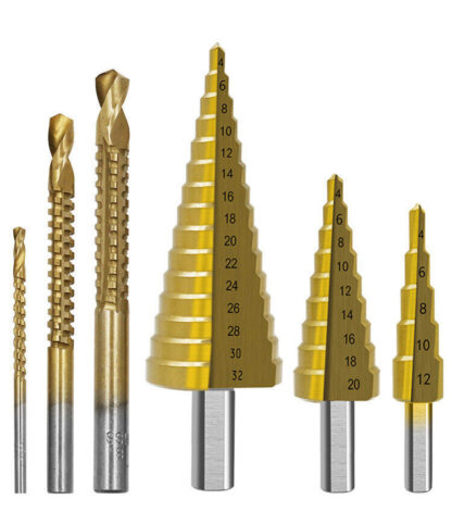 Step Drill Set Cone Drill Cone Drill Metal - Image 3