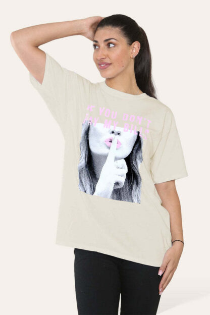 Ladies Printed Short Sleeve T-Shirt Top - Image 5
