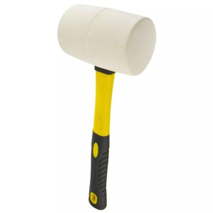 32oz LARGE White Rubber Mallet Hammer MARK FREE Handle UPVC Window Glazing Panel - Image 2