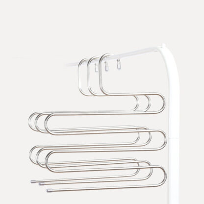 3pcs Clothes Pants Trouser Hanger Multi Layer Storage Closet Space Saver Organizer - Image 2