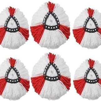 6x Replacement For Vileda Mop Heads Refill Turbo Microfibre Spin Mop Easy Wring