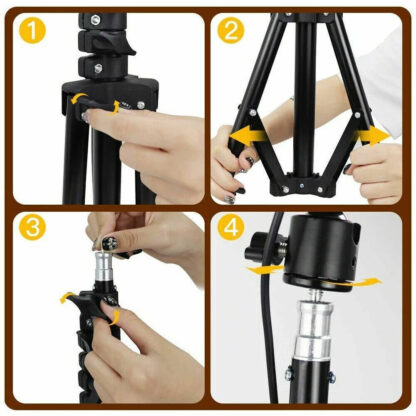 Telescopic Tripod Stand For Digital Camera Camcorder Phone Holder - Image 5