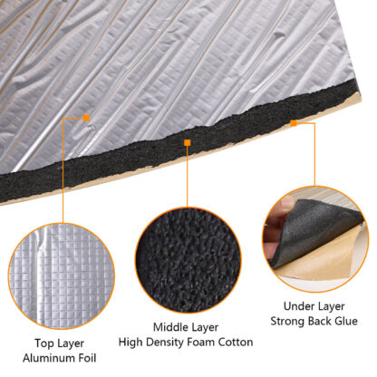 10M 10mm Sound Deadening Roll Car Van Heat Insulation Thick Closed Cell Foam Mat - Image 10