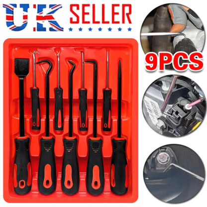 9PCS Profession Scraper Hook And Pick Tool Set O Ring Seal Removal Set&Mini Hook - Image 7