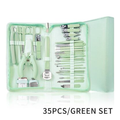 35pcs Manicure Set Personal Care Toenail Clippers Professional Nail Clipper - Image 3
