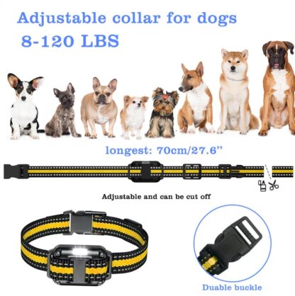 ElDog Pet Training Collar Rechargeable Waterproof Electric Shock Anti Bark R800m - Image 8