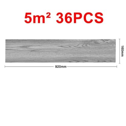 5m Floor Planks Tiles Self Adhesive Wood Effect Vinyl Flooring Bathroom Decor - Image 9