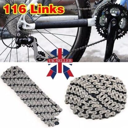 9 Speed 116 Links Road Mountain Bike Chain  Bicycle For Shimano Srsam UK - Image 10