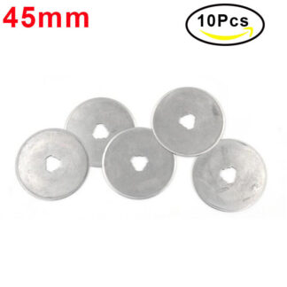 10PCS 45mm Rotary Cutter Replacement Blade Roller Cutter Blade Sewing Cutting A