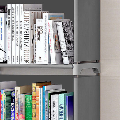 6 Tier 5 Cubes Modern Book Shelves Storage Shelf Bookcase Display Unit Organizer - Image 9