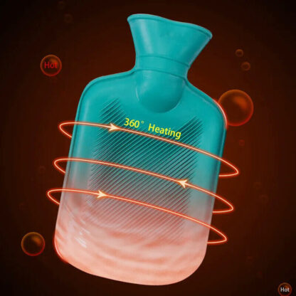 3 Pack 2L HOT WATER BOTTLE NATURAL RUBBER WARMER LARGE PAIN RELIEF HEAT ACHING - Image 4