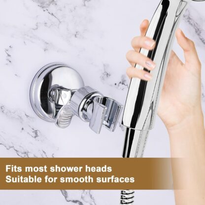 Shower Handset Head Holder Bath Wall Mounted Adjustable Suction Bracket Kit UK - Image 8