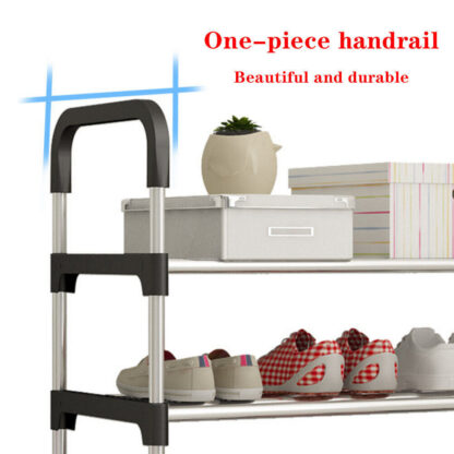 4TIER Shoe Rack Stand Heavy Duty Sturdy Storage Lightweight Compact Space Saving - Image 8