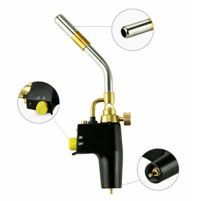 Propane Mapp Gas Blow Torch Welding Soldering Brazing Plumbers Tool 3 Tips GB - Image 5